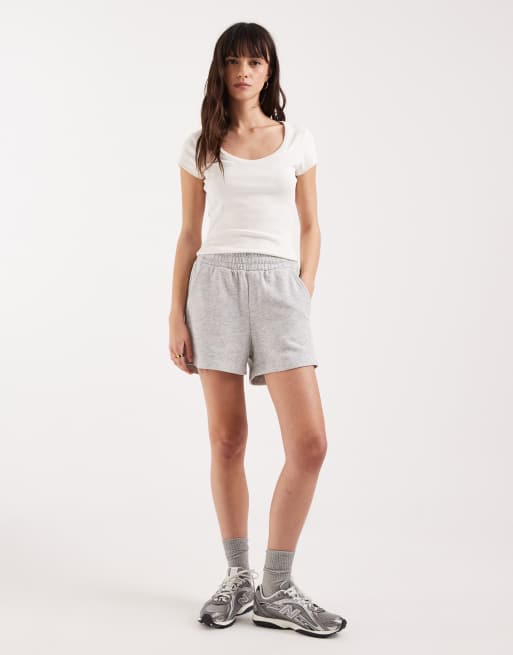 JJXX sweat shorts in grey, 2 of 5