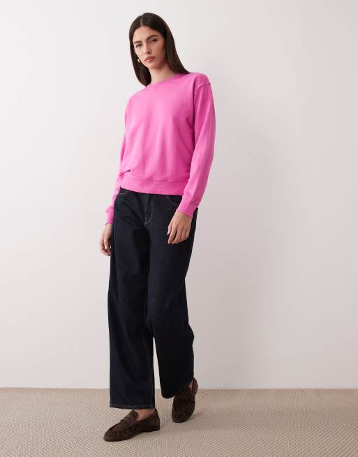 JJXX - Sweatshirt met ronde hals in felroze, 2 van 4