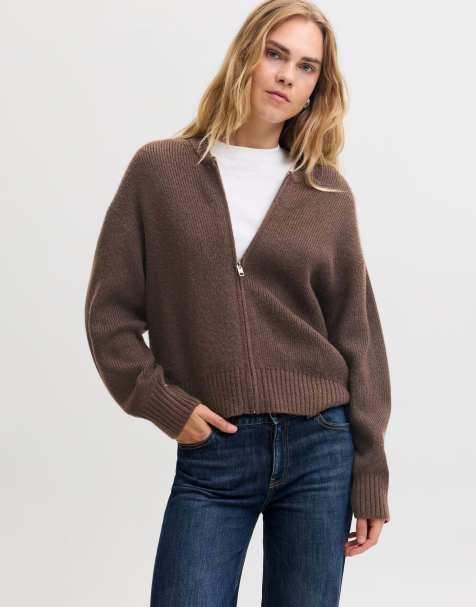JJXX Sweatshirt mit Reißverschluss in Demitasse - view 1