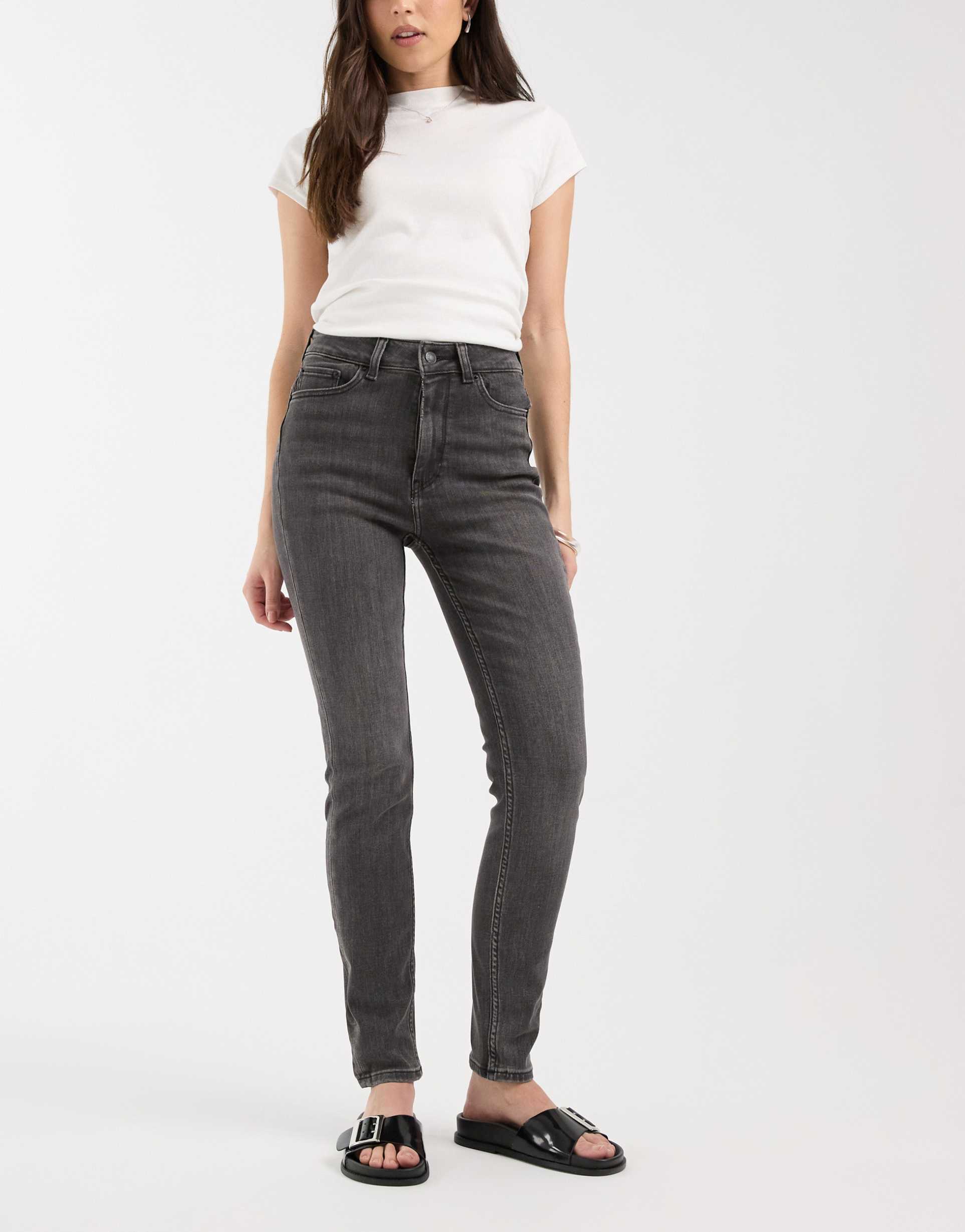 jjxx sydney skinny jeans in black