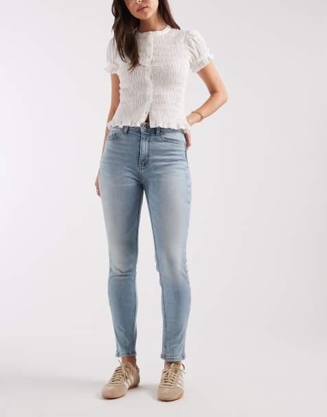 JJXX Sydney skinny jeans in light blue - view 1