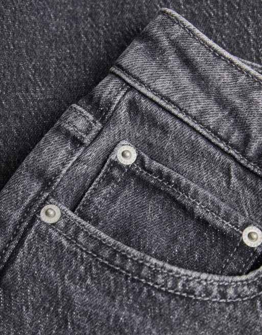 JJXX – Szare jeansowe spodnie mom fit, 4 z 5