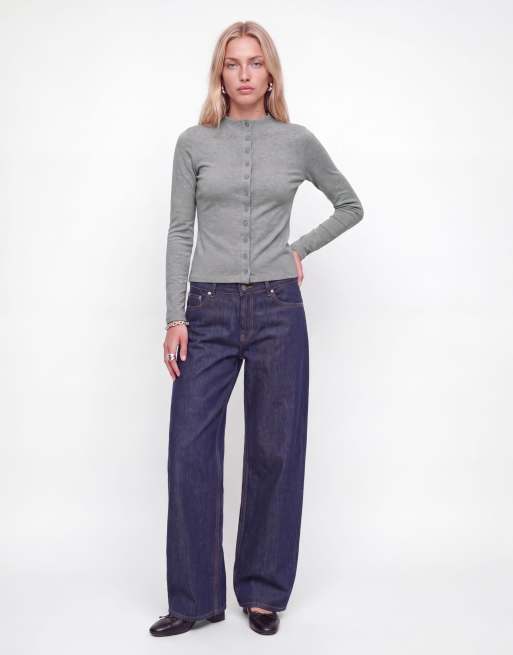 JJXX t-shirt à manches longues en gris clair chiné, 3 de 7