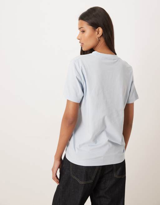 JJXX - T-shirt girocollo azzurra, 3 di 4