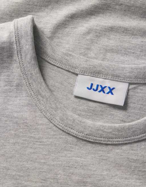 JJXX T-shirt gris clair chiné, 5 de 7