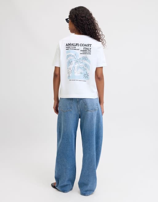JJXX T-shirt in bright white 1, 2 of 7