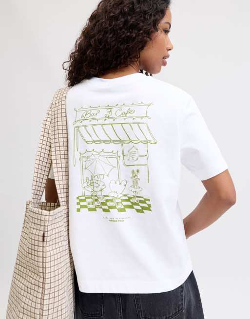 JJXX T-shirt in helder wit, 6 van 7