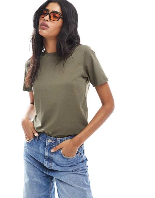 JJXX - T-shirt oversize color kaki