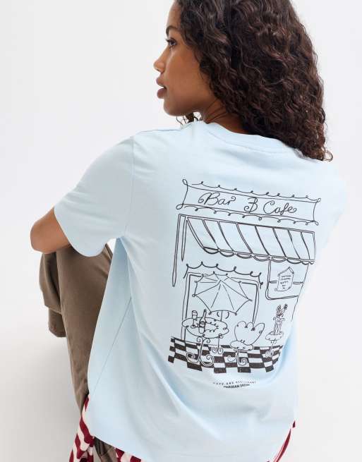 JJXX T-shirt w kolorze błękitnym, 6 z 7