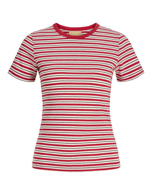 JJXX T-shirt w kolorze scarlet sage, 7 z 7