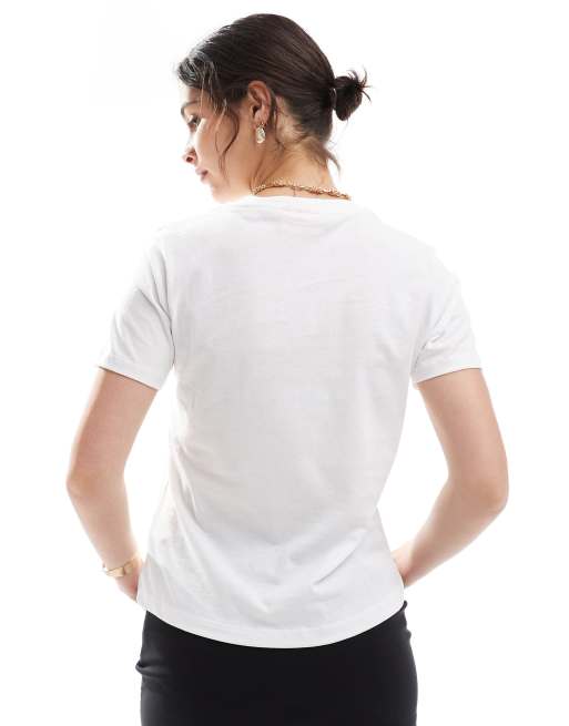 JJXX t-shirt with lobster print in white, 4 of 4