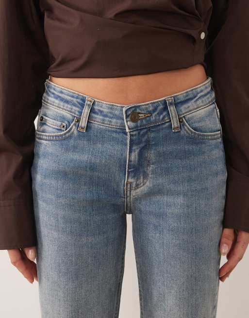 JJXX Texas low rise bootcut jeans in light blue, 5 of 5