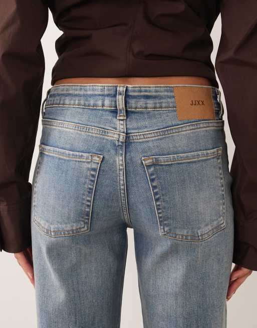 JJXX - Texas - Vaqueros azul claro de talle bajo y corte bootcut, 4 de 5
