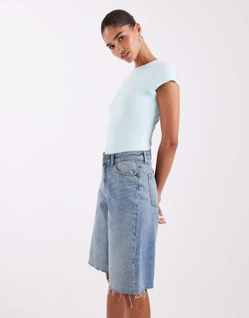 JJXX - Tokyo - Bermuda ample en jean - Bleu clair, 3 de 5