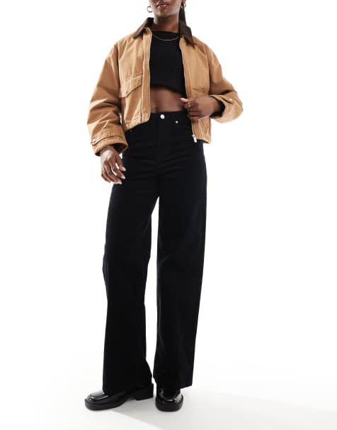 JJXX Tokyo cord pants in black - view 1