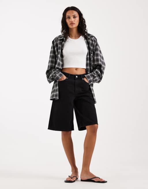 JJXX – Tokyo – Czarne jeansowe jortsy, 2 z 5