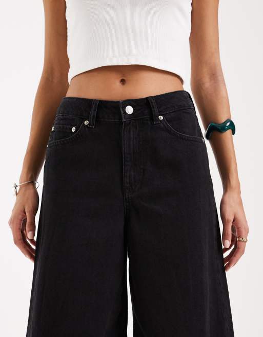 JJXX Tokyo denim jorts in black, 3 of 5