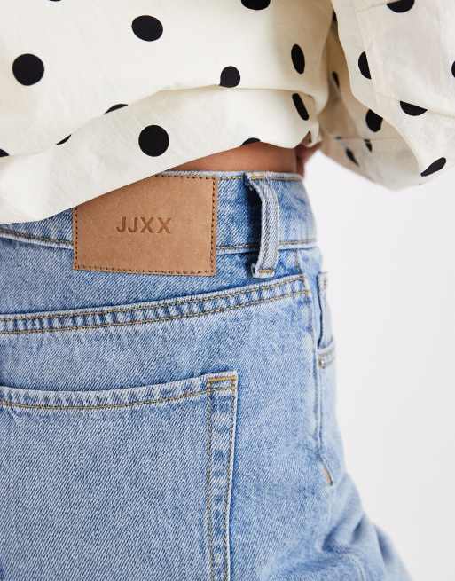 JJXX Tokyo denim jorts in mid blue, 5 of 5