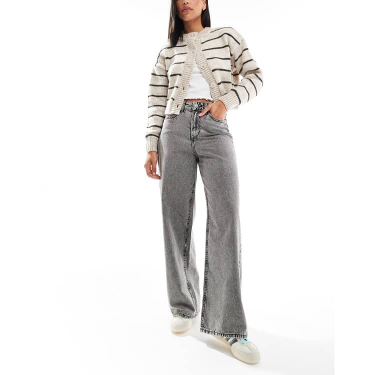 【OJOS】25SS★ Double-Waisted Jersey Pants / Sliver Grey OJOS Double-Waisted Jersey Pants