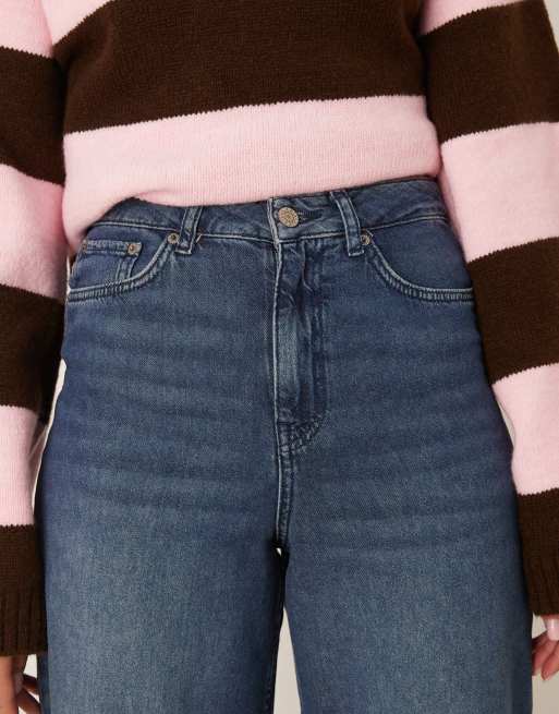 JJXX - Tokyo - Højtaljede jeans med vidde i mellemblå vask , 4 af 5