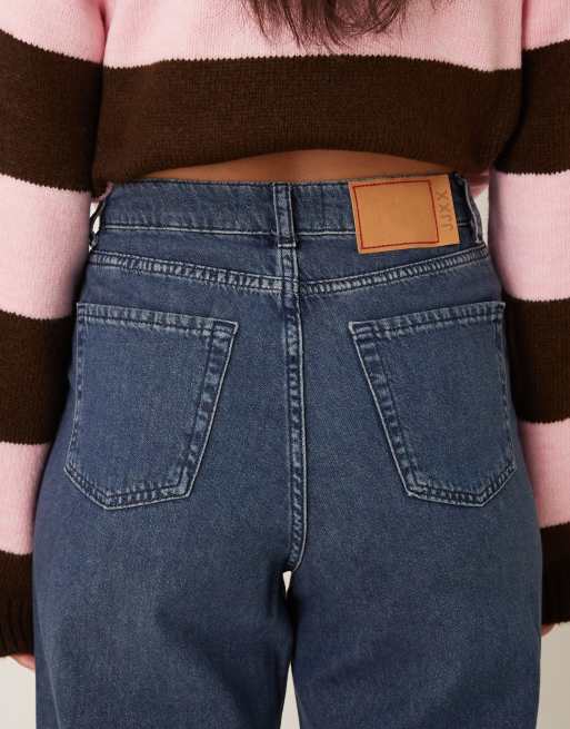 JJXX - Tokyo - Højtaljede jeans med vidde i mellemblå vask , 5 af 5