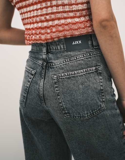 JJXX - Tokyo - Højtaljede jeans med vide ben i grå syrevask, 5 af 5