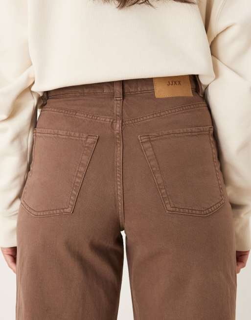 JJXX - Tokyo - Jeans a fondo ampio marrone slavato , 5 di 5