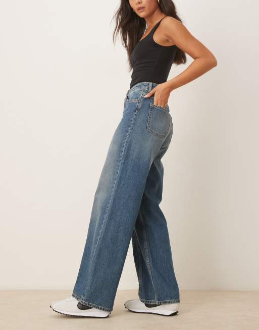JJXX - Tokyo - Jeans ampi blu medio con cuciture, 2 di 5