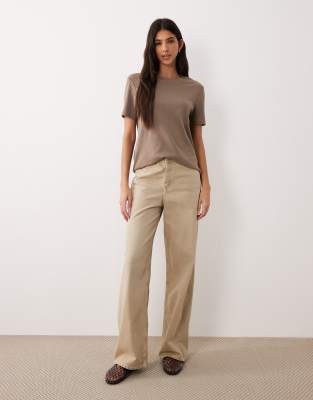 JJXX - Tokyo - Jeans in Cremeweiß mit weitem Bein