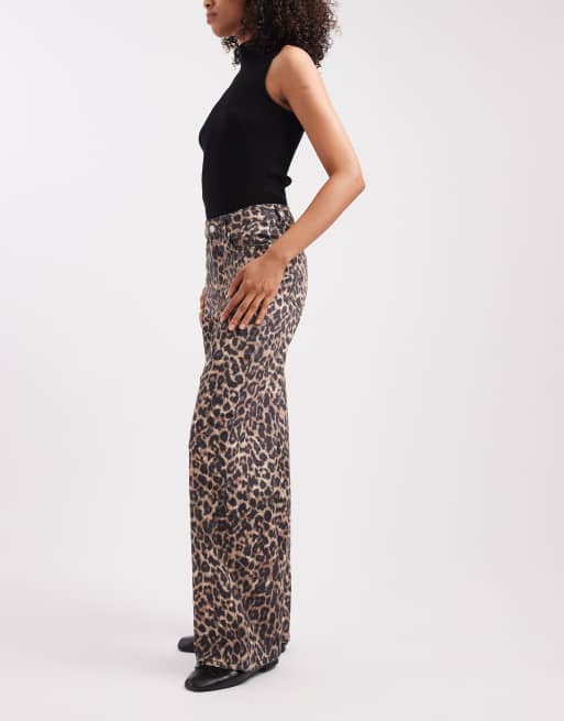 JJXX - Tokyo - Jeans met wijde pasvorm in luipaardprint, 3 van 5