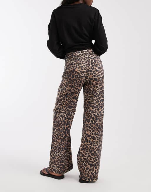 JJXX – Tokyo – Leopardmönstrade, vida jeans, 2 av 5
