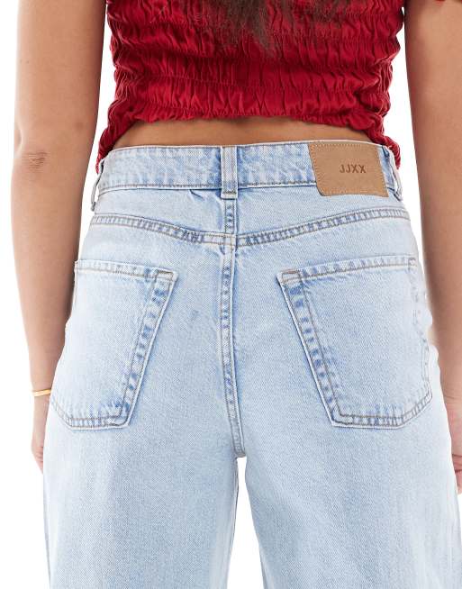 JJXX – Tokyo – Ljusblå jeans med vida ben och hög midja, 4 av 5