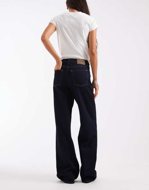 JJXX – Tokyo – Mörkblå jeans med vida ben, 2 av 5