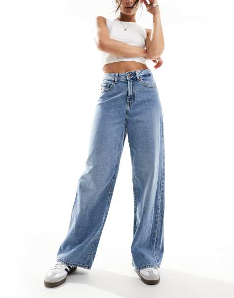 JJXX – Tokyo – Weit geschnittene Jeans in hellblauer Waschung - view 1
