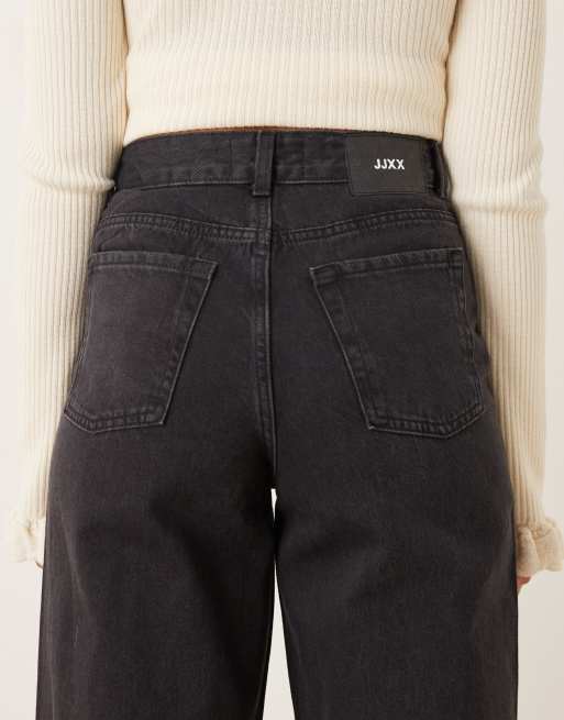 JJXX Tokyo wide fit jeans in black wash | ASOS