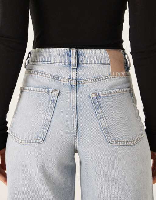 JJXX Tokyo wide fit jeans in bleached blue wash, 4 of 5