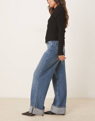 Jjxx Tokyo Wide Fit Jeans In Blue