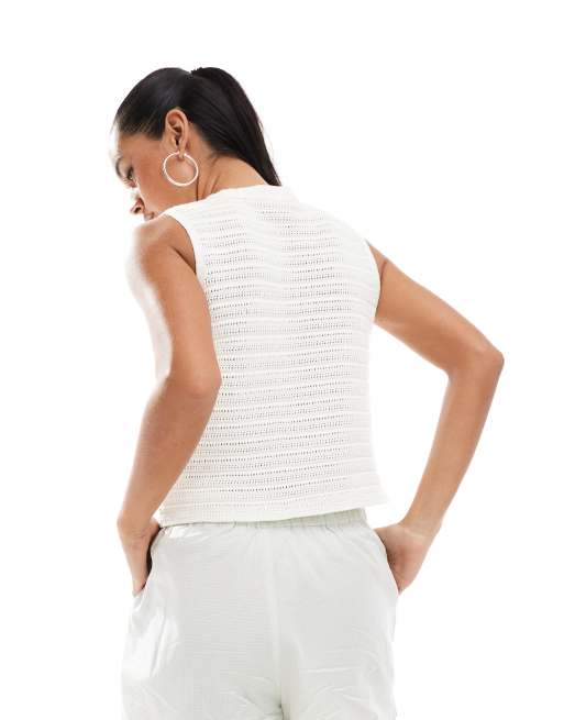 JJXX - Top en maille - Blanc, 2 de 4