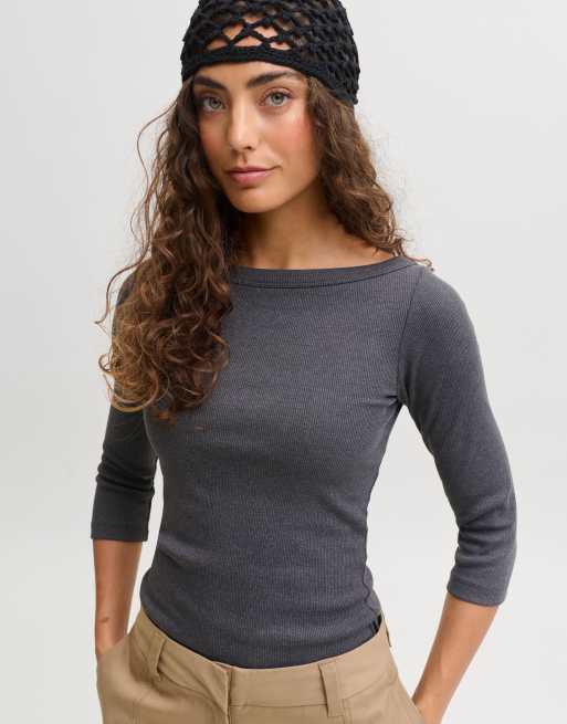 JJXX Top gris foncé chiné, 6 de 7