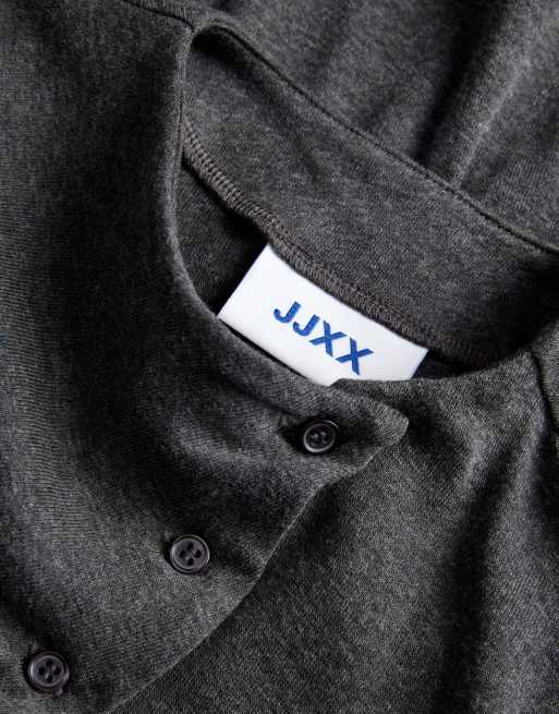 JJXX top in donkergrijs gemêleerd, 4 van 7