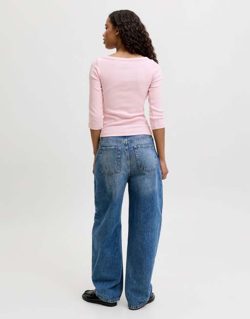 JJXX Top in parfait pink, 2 of 7
