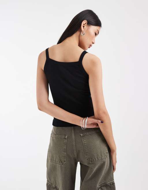 JJXX top sans manches à œillets et clous noir, 4 de 4
