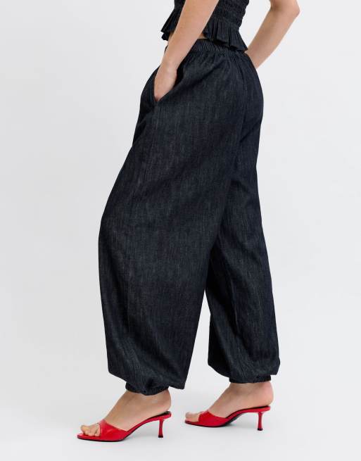 JJXX Trousers in blue denim, 6 of 7