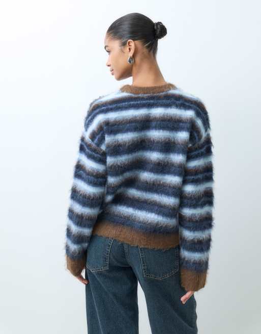 JJXX trui met blauw-witte strepen, 4 van 5