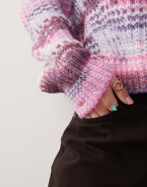 JJXX - Trui met space-dye in multi, 3 van 4