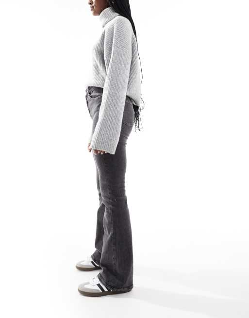 JJXX - Turin - Højtaljede og grå bootcut-jeans , 3 af 5