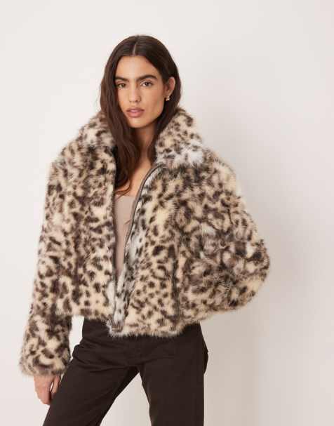 JJXX - Veste en fausse fourrure imprimé léopard - Multicolore - view 1