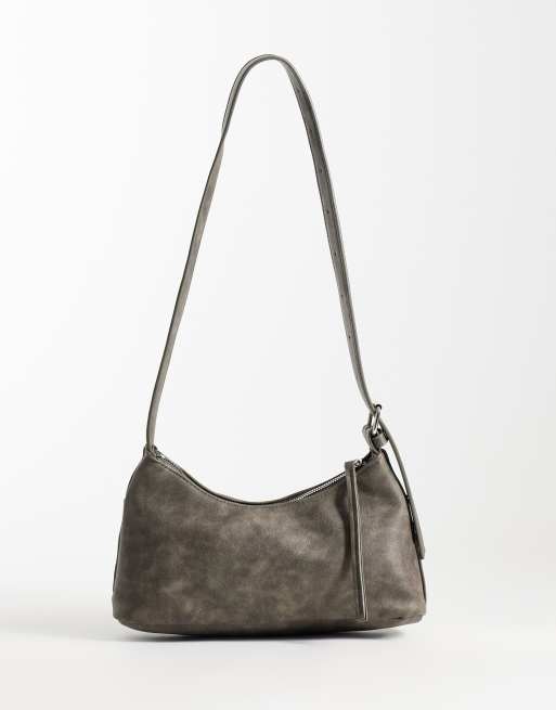 JJXX washed buckle shoulder bag in brown , 4 of 4