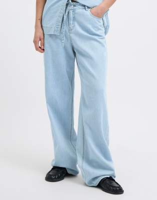 JJXX Wide Fit - Weit geschnittene Jeans in Hellblau