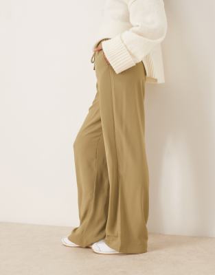 Jjxx Wide Leg Pants In Neutral